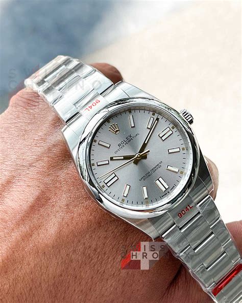 rolex perpetual 39|Rolex oyster perpetual 41mm silver.